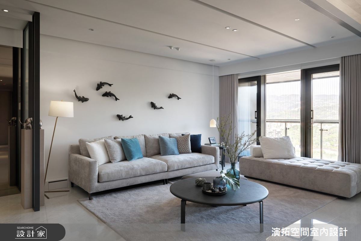 生活動線的流暢,不在於是否有隔間或牆面的阻擋,而在