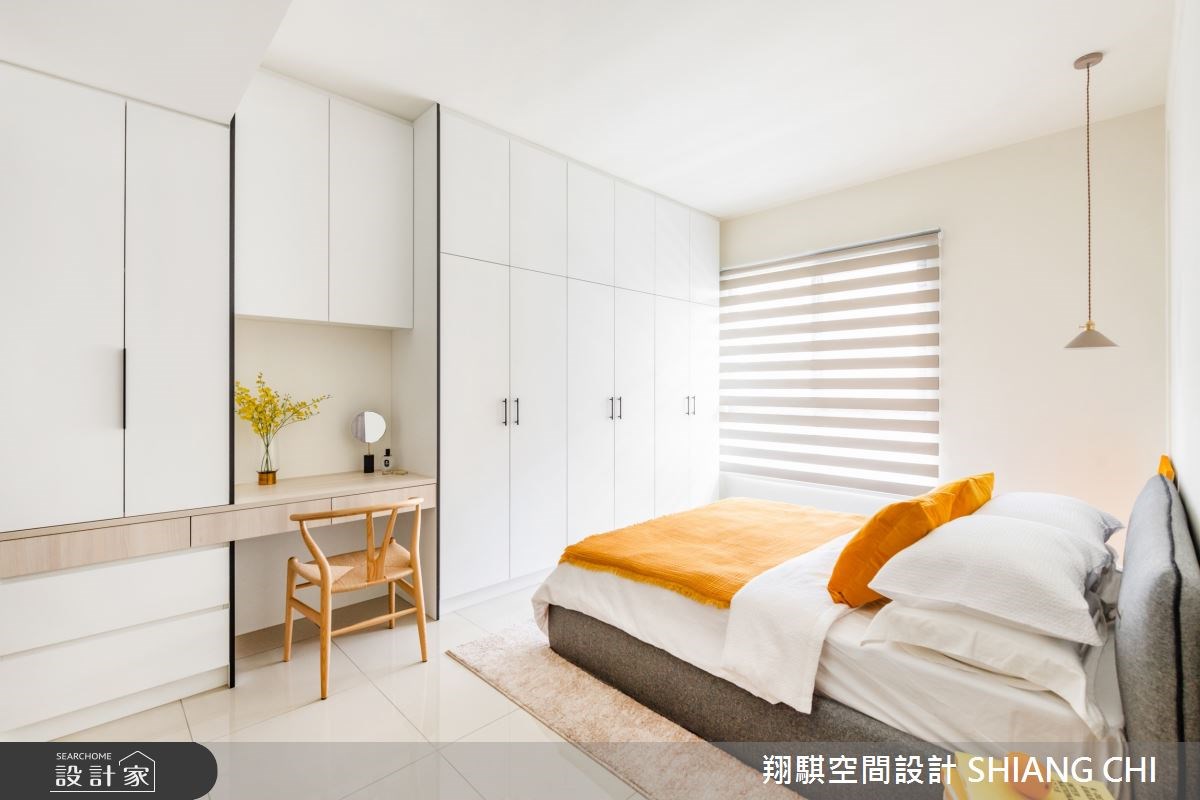 33坪北歐風住宅,以純白色系與溫潤木質交織,形塑清新