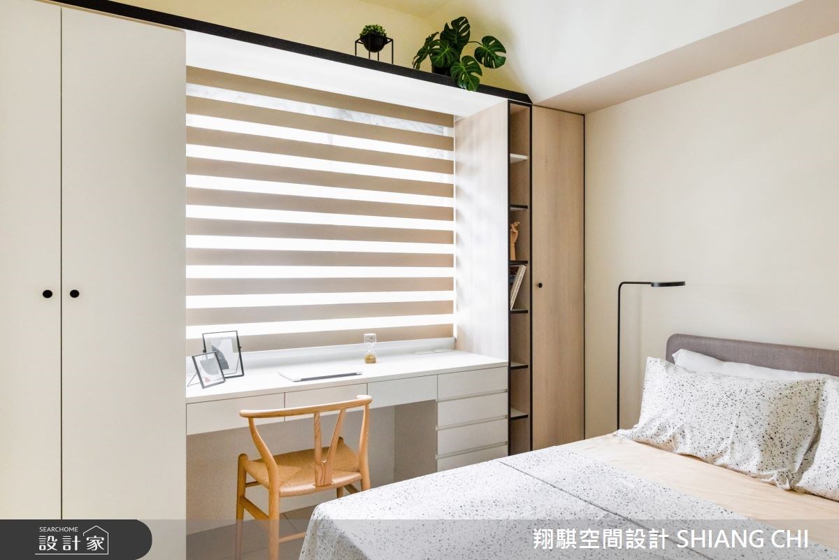 33坪北歐風住宅,以純白色系與溫潤木質交織,形塑清新