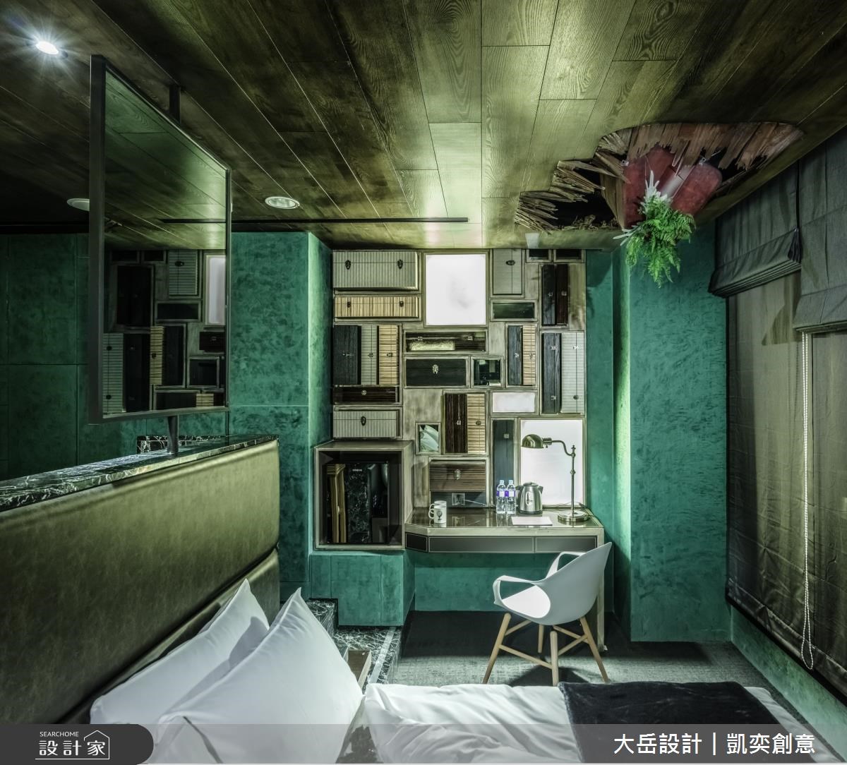 位於台中的伯達行旅以奇幻旅程作為旅館主軸,他們找來