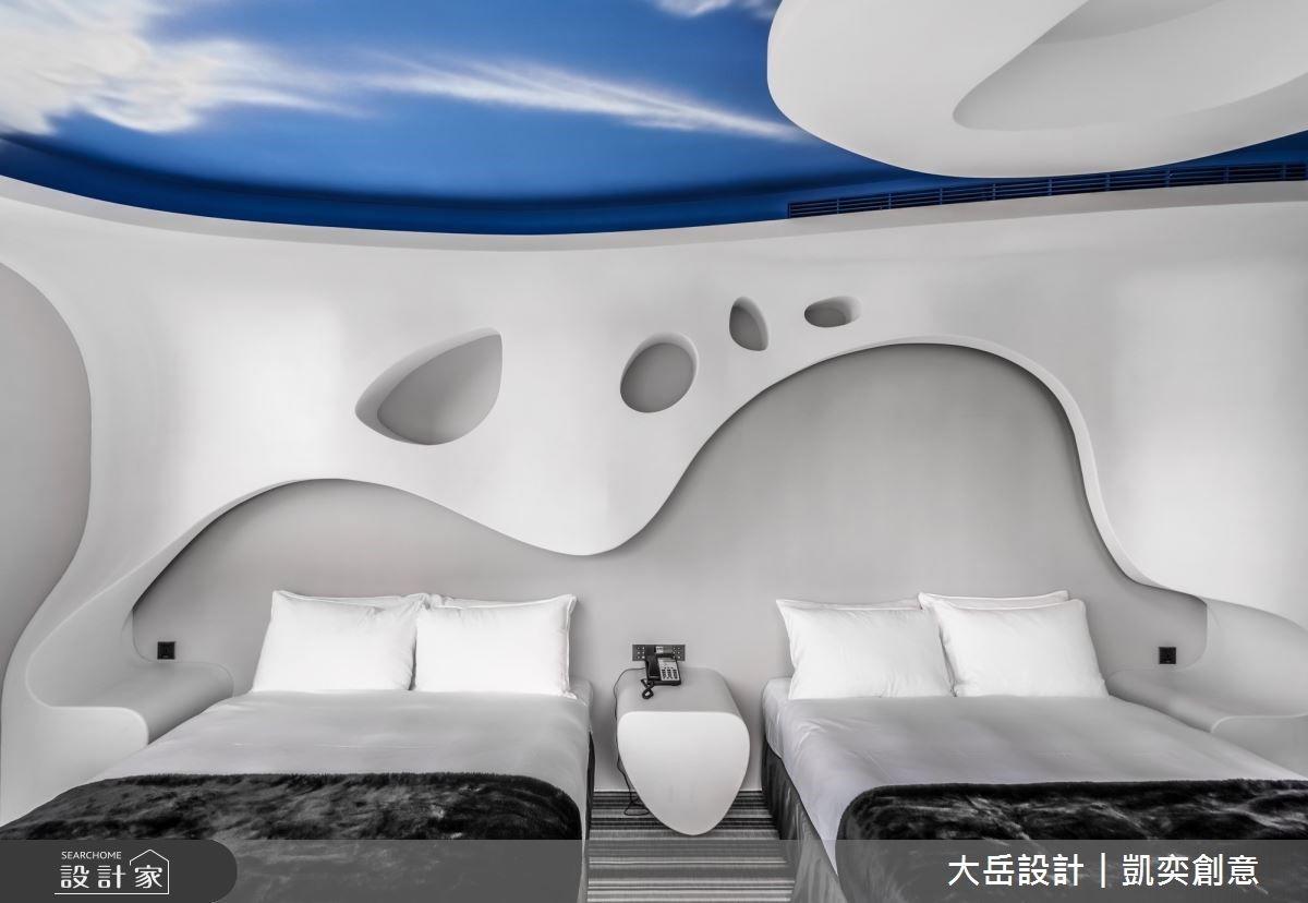 位於台中的伯達行旅以奇幻旅程作為旅館主軸,他們找來