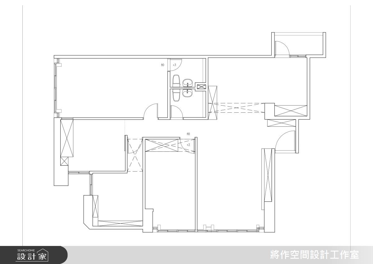 擅長以獨到的「斜角設計」拯救格局的將作設計團隊,面