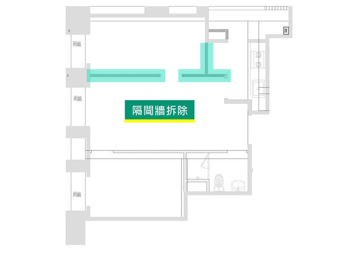 平面圖提供_威楓設計工作室。 平面圖提供_威楓設計工作室。