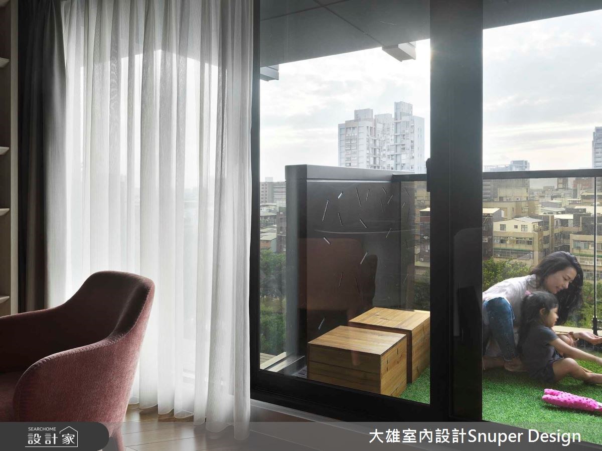 生活的習慣決定了空間的樣態,45 坪的現代風親子宅以