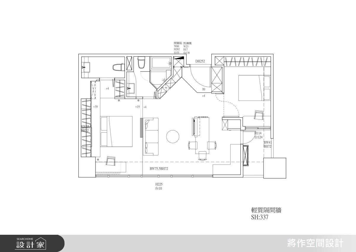 坪數不大空間感卻很高昂!22 坪簡約風住宅位居高樓層