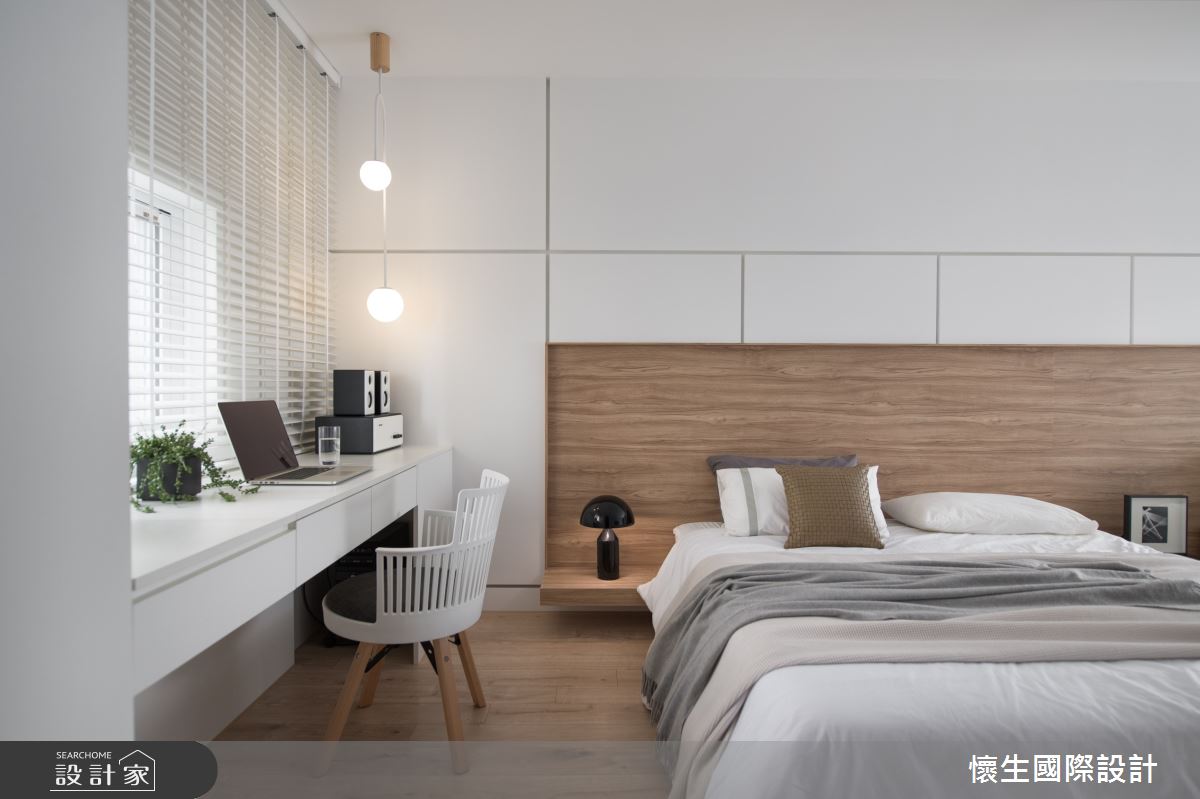 設計師以簡約風進行住宅翻新,在有限預算內,將老式透