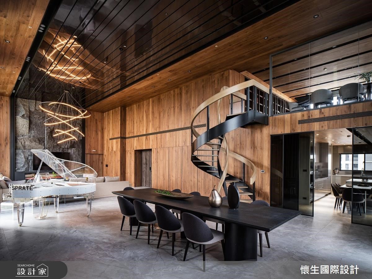 豪宅之所以能展現和諧連貫的磅礴氣勢,往往來自建材的