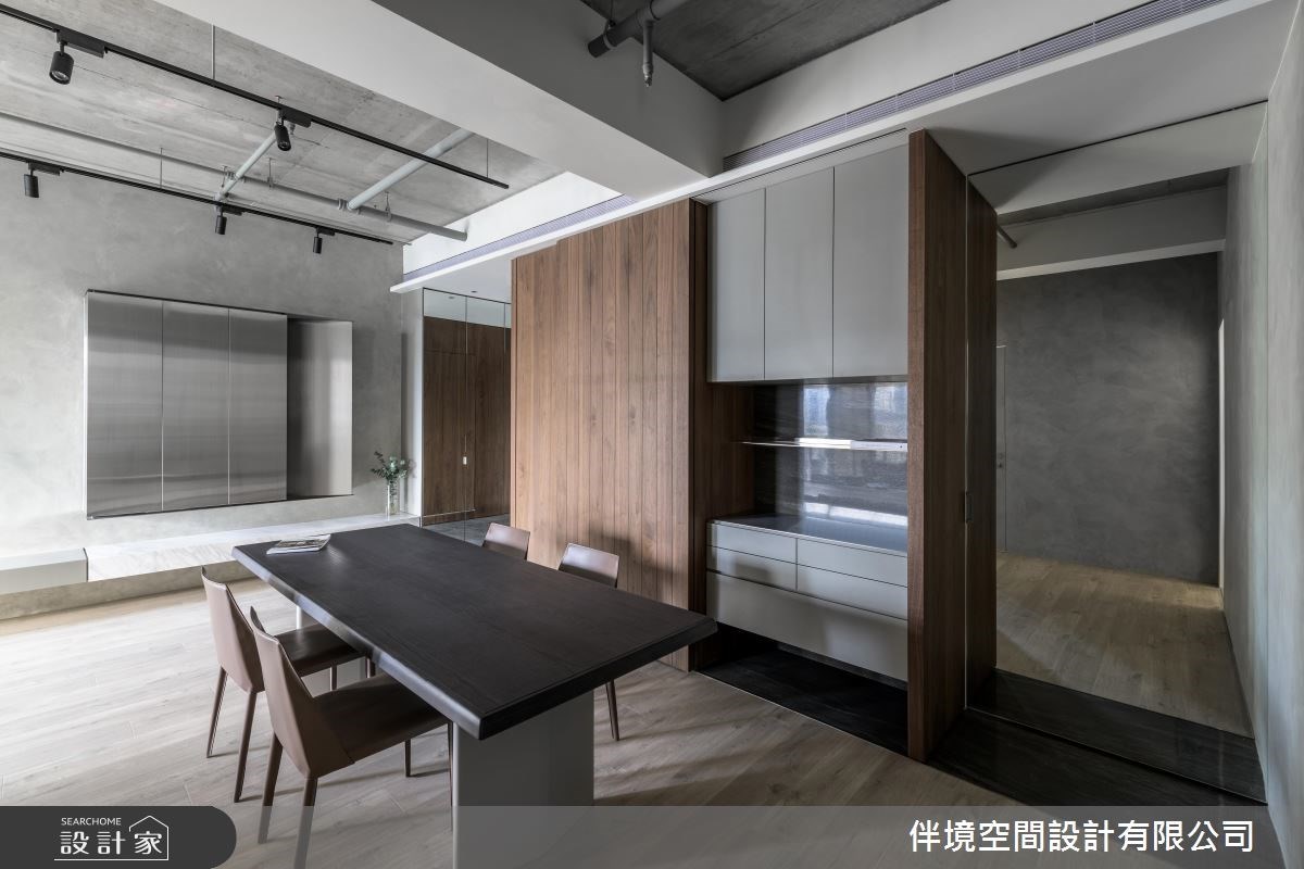 28 坪混搭風住宅的屋主希望空間能夠簡約俐落,並擁有
