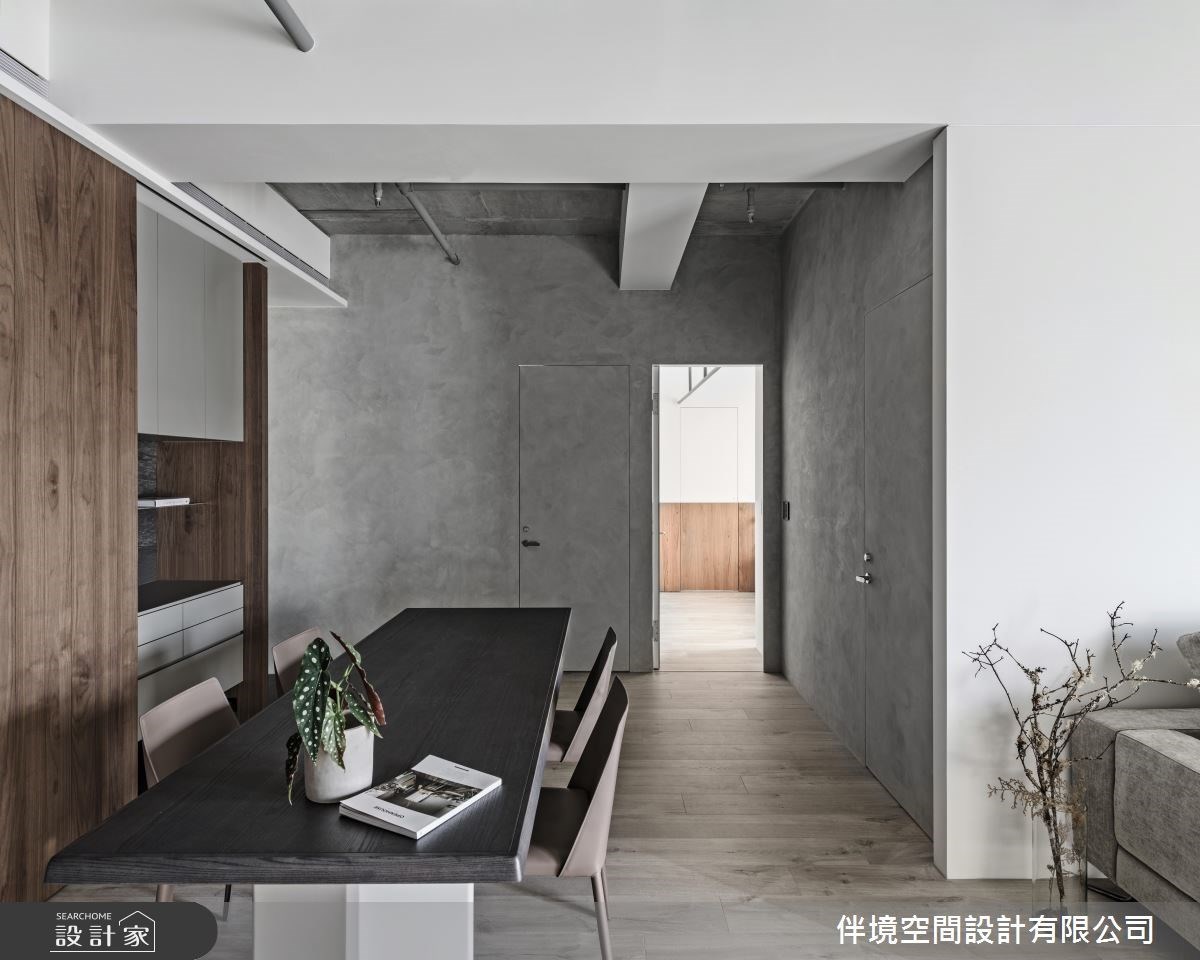 28 坪混搭風住宅的屋主希望空間能夠簡約俐落,並擁有