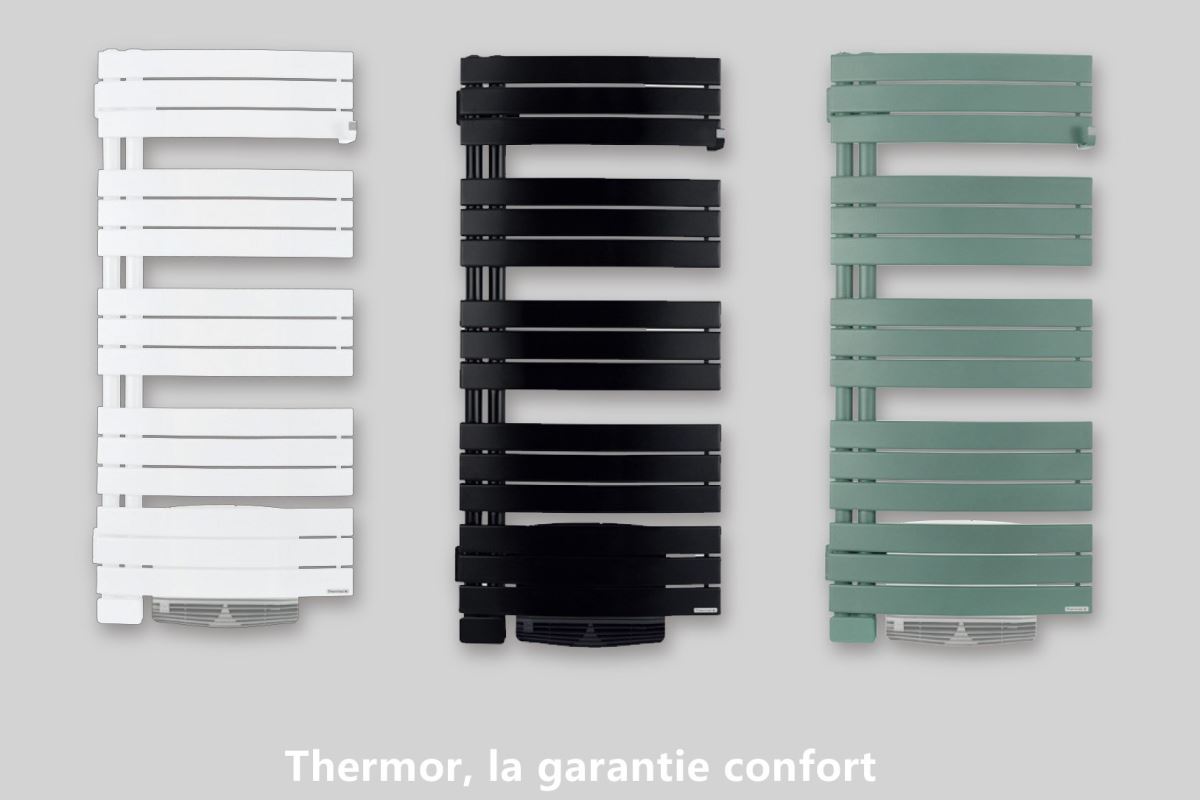 法國 Thermor 電熱毛巾架頂級配備的貼心設計還包含遙控功能,結合現代人習慣用大幅提升使用的便利性。 法國 Thermor 電熱毛巾架頂級配備的貼心設計還包含遙控功能,結合現代人習慣用大幅提升使用的便利性。
