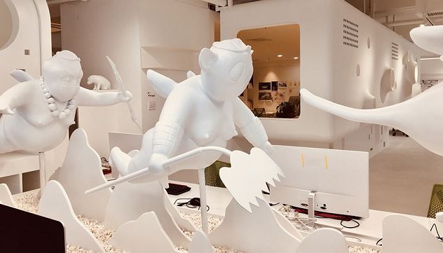 ▲王俊寶雕塑作品:《彼岸西行》 ▲王俊寶雕塑作品:《彼岸西行》