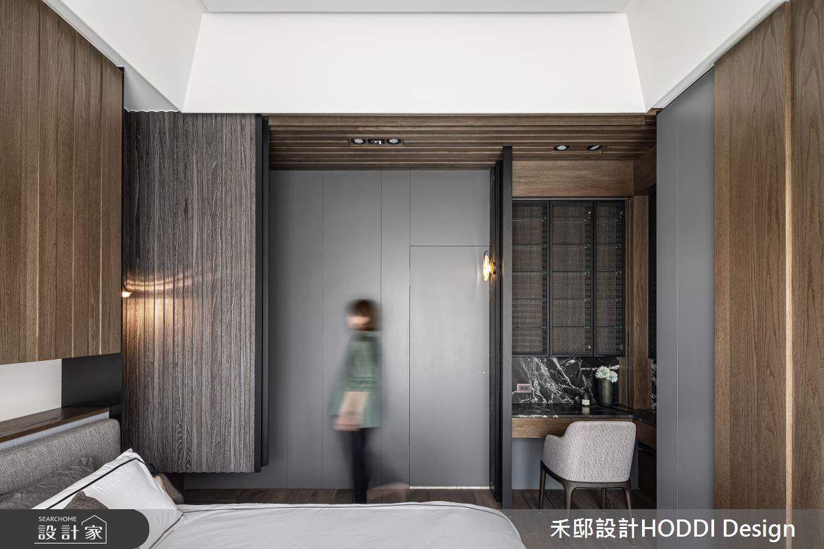 40坪混搭風居家,設計師承襲東方美學的氛圍,並善用材