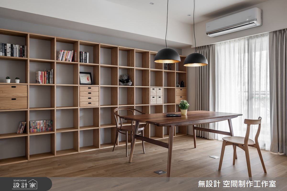 35 坪中古屋,設計師以人文禪風結合日式無印元素,營