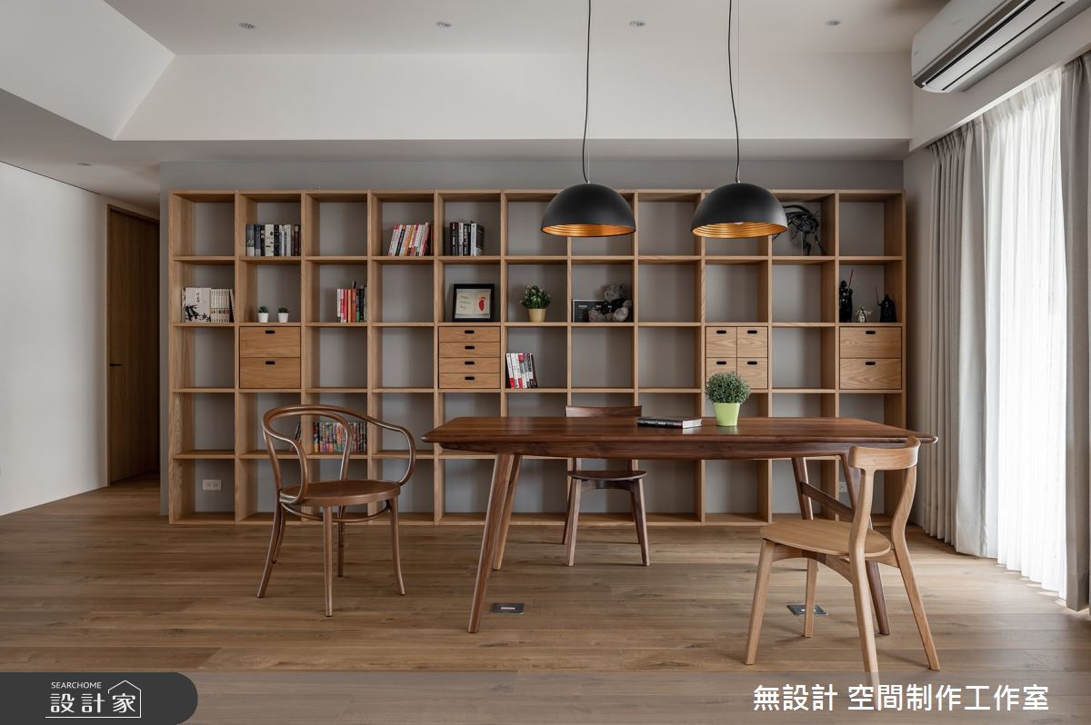 35 坪中古屋,設計師以人文禪風結合日式無印元素,營