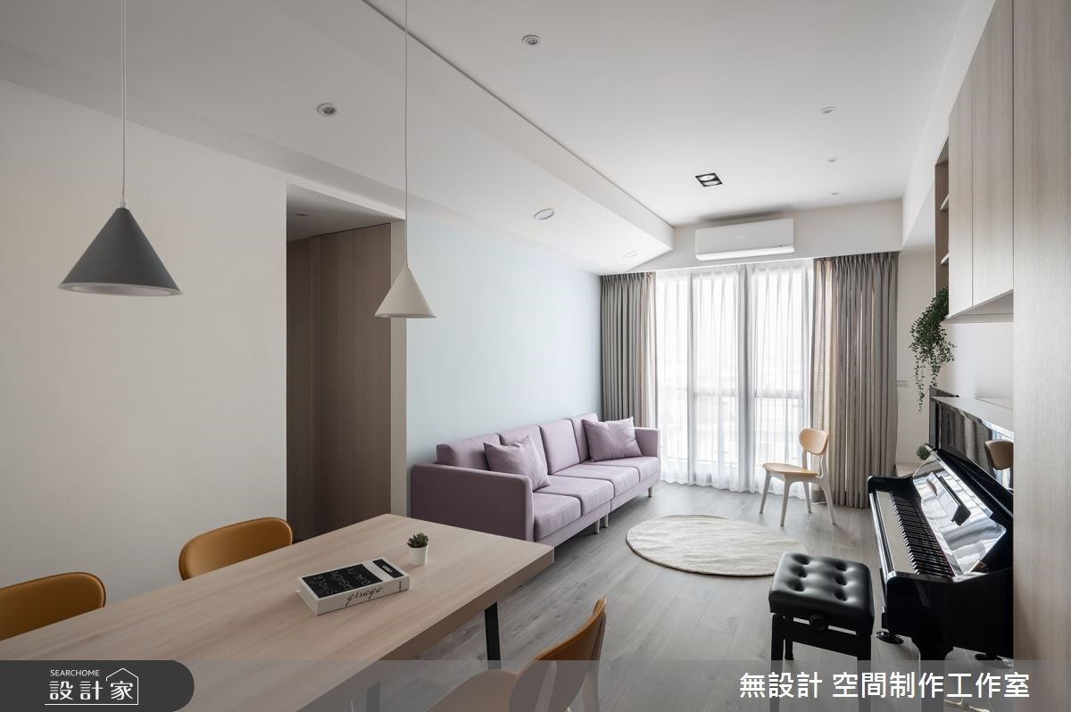 一家四口入住18坪的現代北歐風宅,設計師以北歐風的清