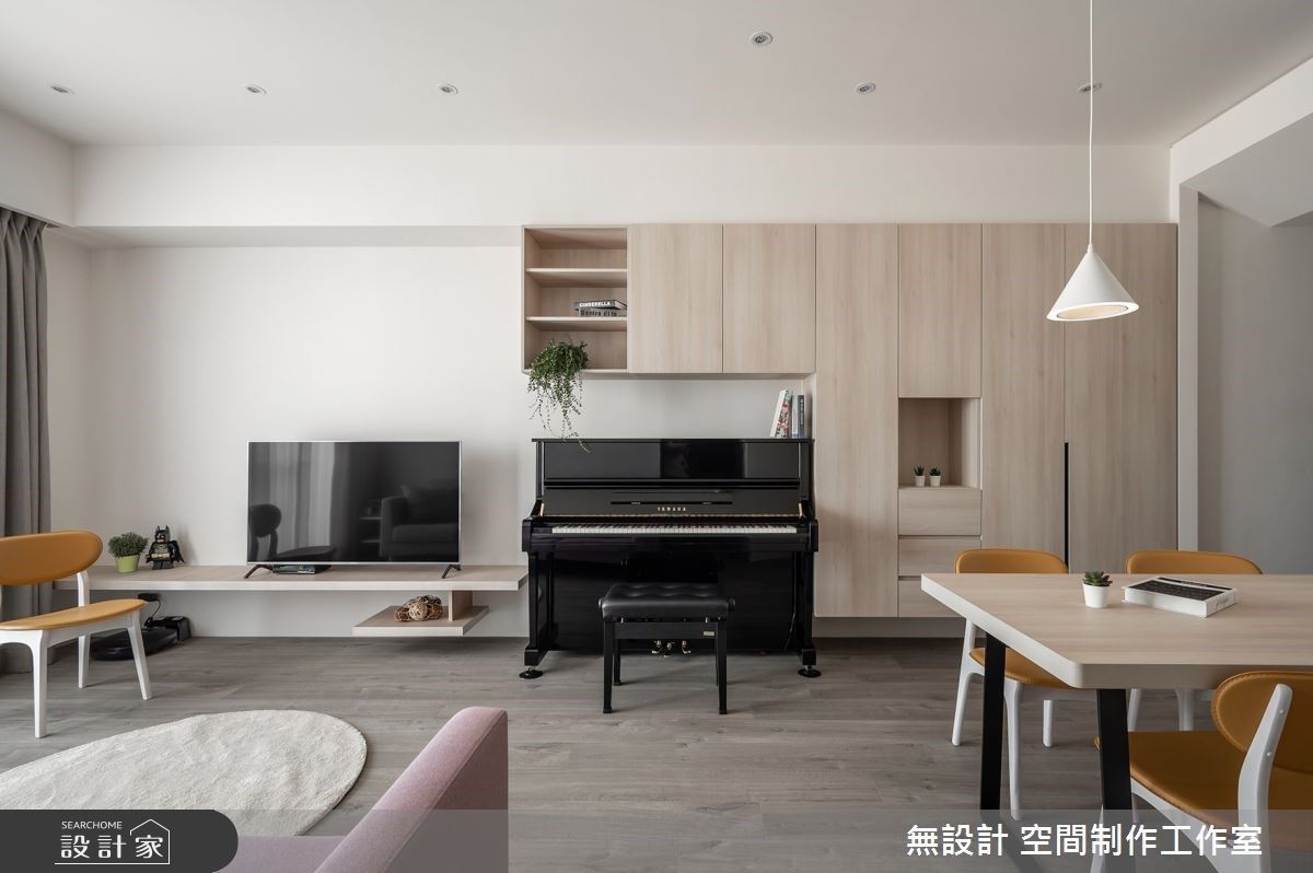 一家四口入住18坪的現代北歐風宅,設計師以北歐風的清