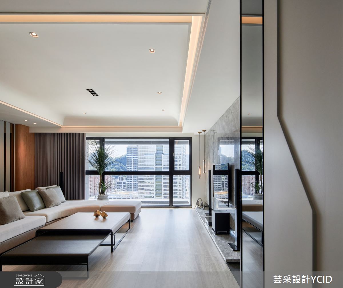 35 坪居家,屋主是一對年輕夫妻,設計師因應居住需求