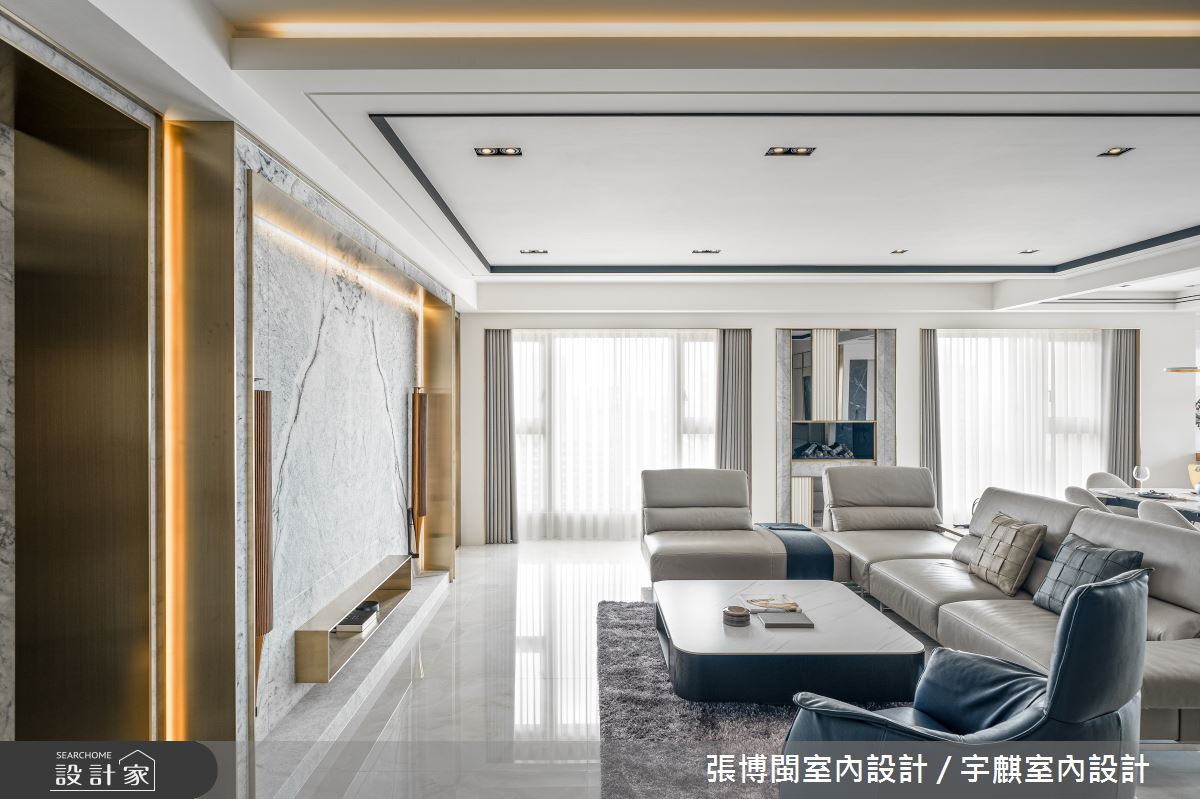 46坪居家,業主為一對年輕的夫妻,設計師將原有格局重