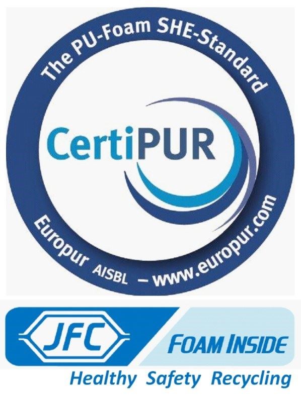 獲得比利時實驗室 CertiPUR 認證,打造消費者都安心舒適的沙發。 獲得比利時實驗室 CertiPUR 認證,打造消費者都安心舒適的沙發。