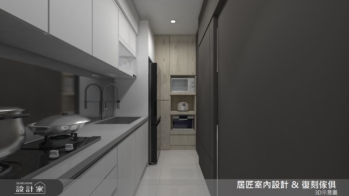設計師以100萬以下低預算打造14坪居家,透過現代風為