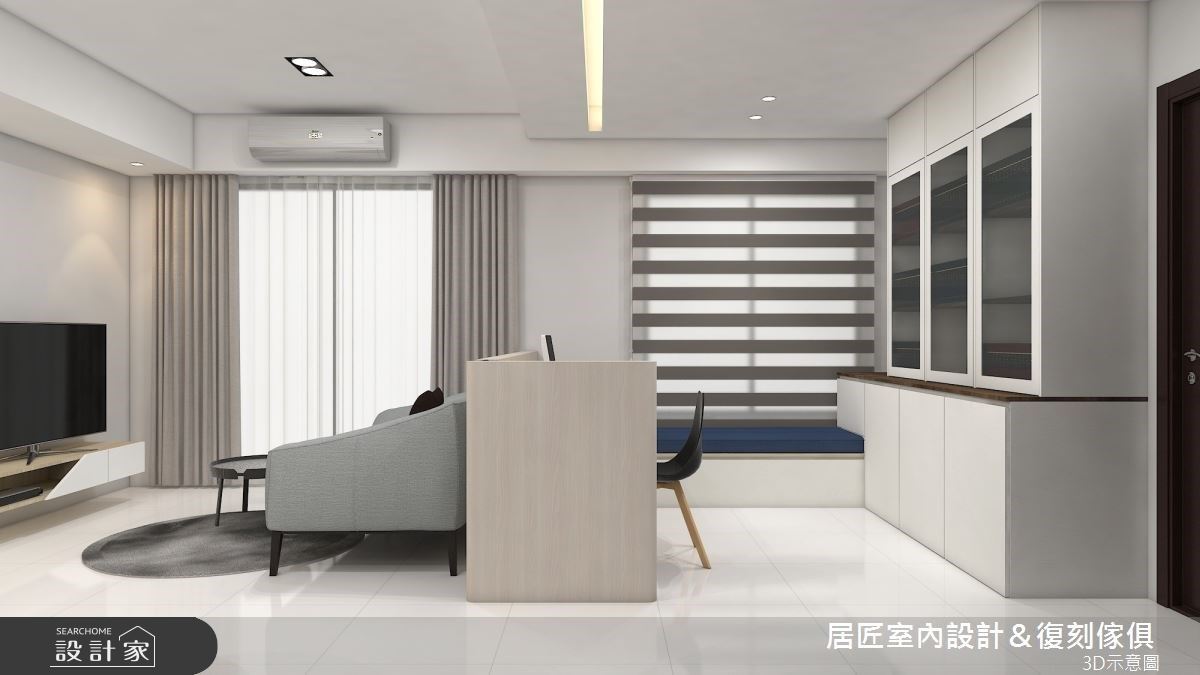 18坪簡約北歐宅,整體空間以屋主喜愛的溫潤木質調,與