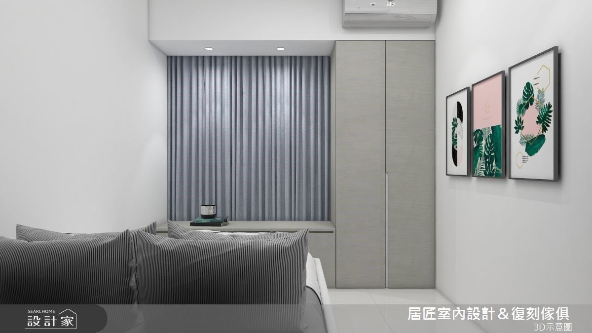 18坪簡約北歐宅,整體空間以屋主喜愛的溫潤木質調,與