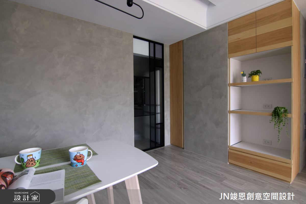 17坪居家空間,設計師以北歐風作為設計語彙,給予簡約