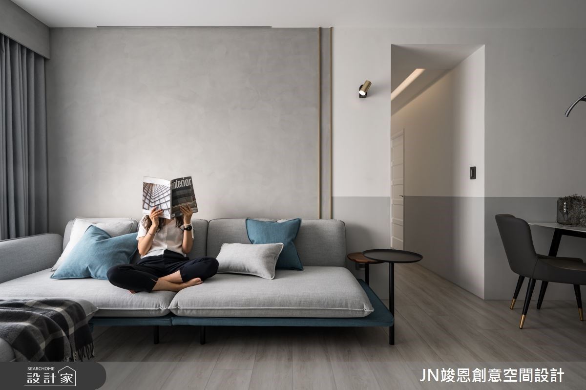 20坪的時尚簡約混搭宅,設計師以女主人的需求做為空間