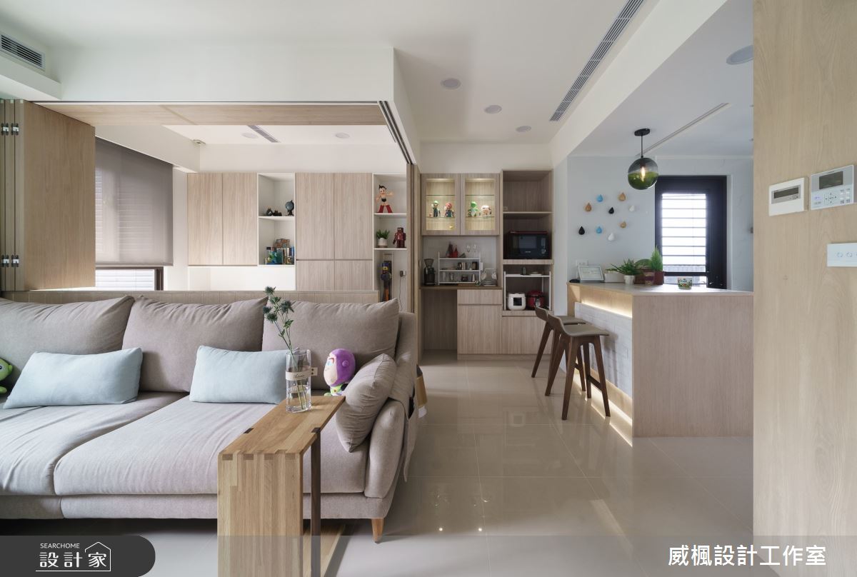 16坪住宅空間,是小夫妻的第一個家,以簡單舒適的日式
