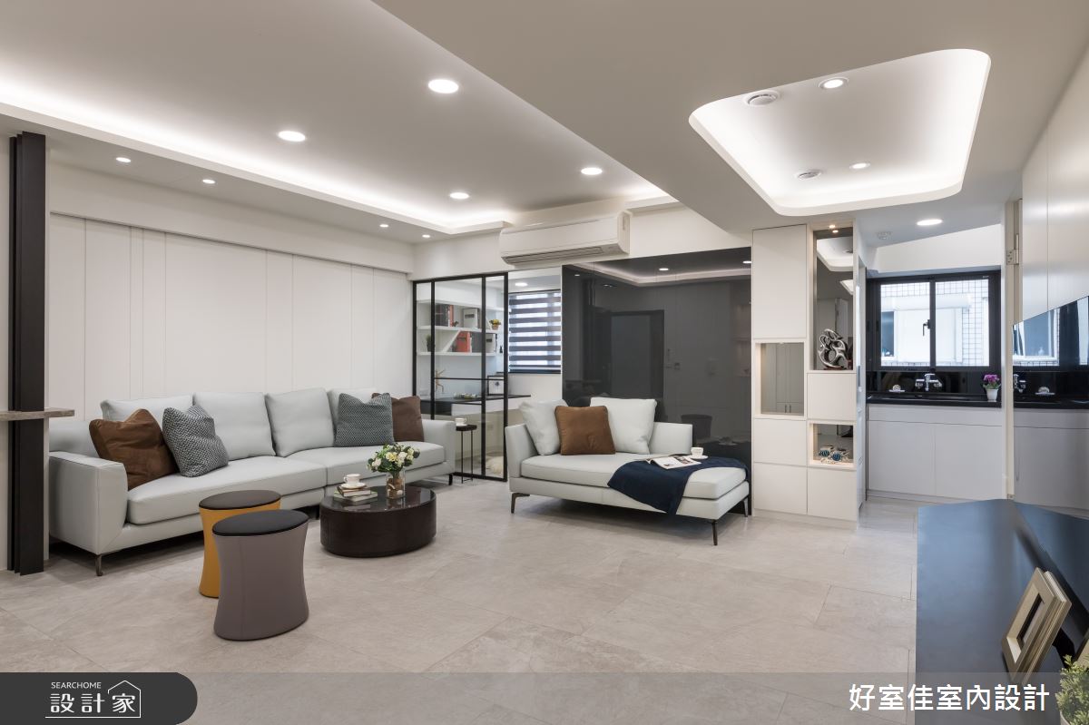 27坪現代風居家,原是位於小巷中的老屋空間,在經過翻