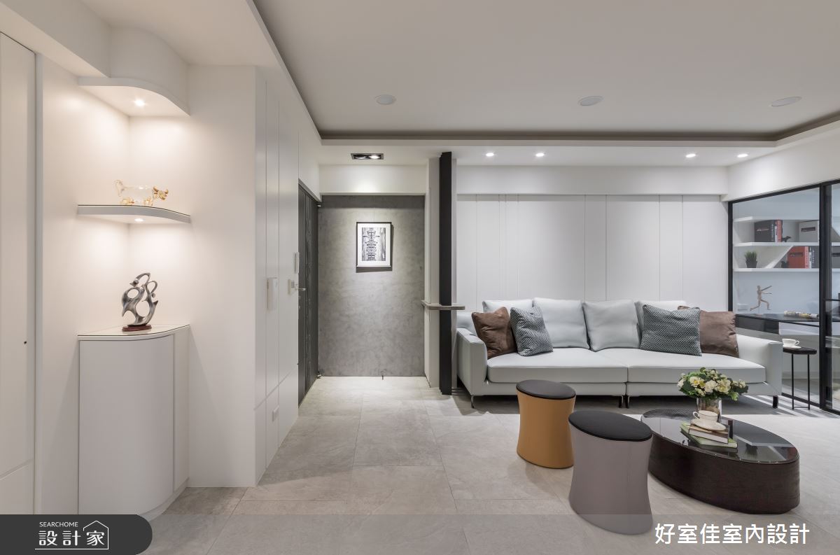 27坪現代風居家,原是位於小巷中的老屋空間,在經過翻