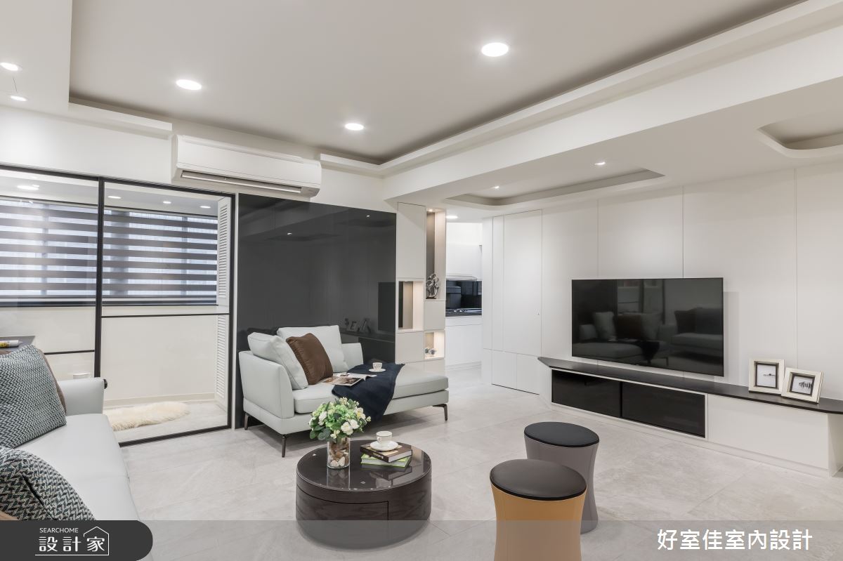 27坪現代風居家,原是位於小巷中的老屋空間,在經過翻