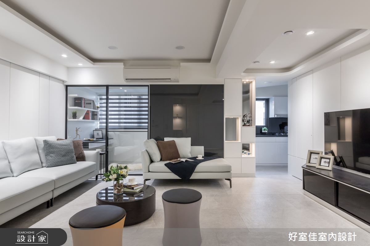 27坪現代風居家,原是位於小巷中的老屋空間,在經過翻