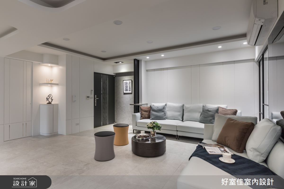 27坪現代風居家,原是位於小巷中的老屋空間,在經過翻