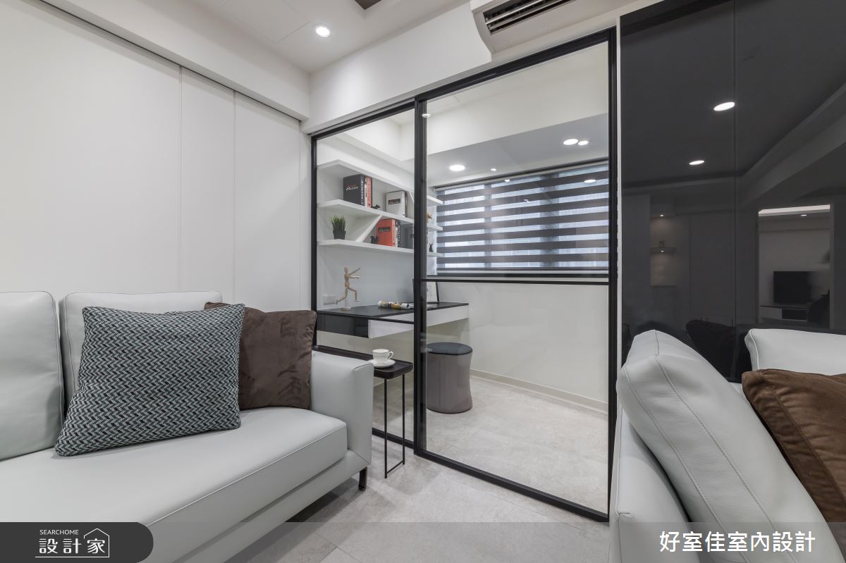 27坪現代風居家,原是位於小巷中的老屋空間,在經過翻