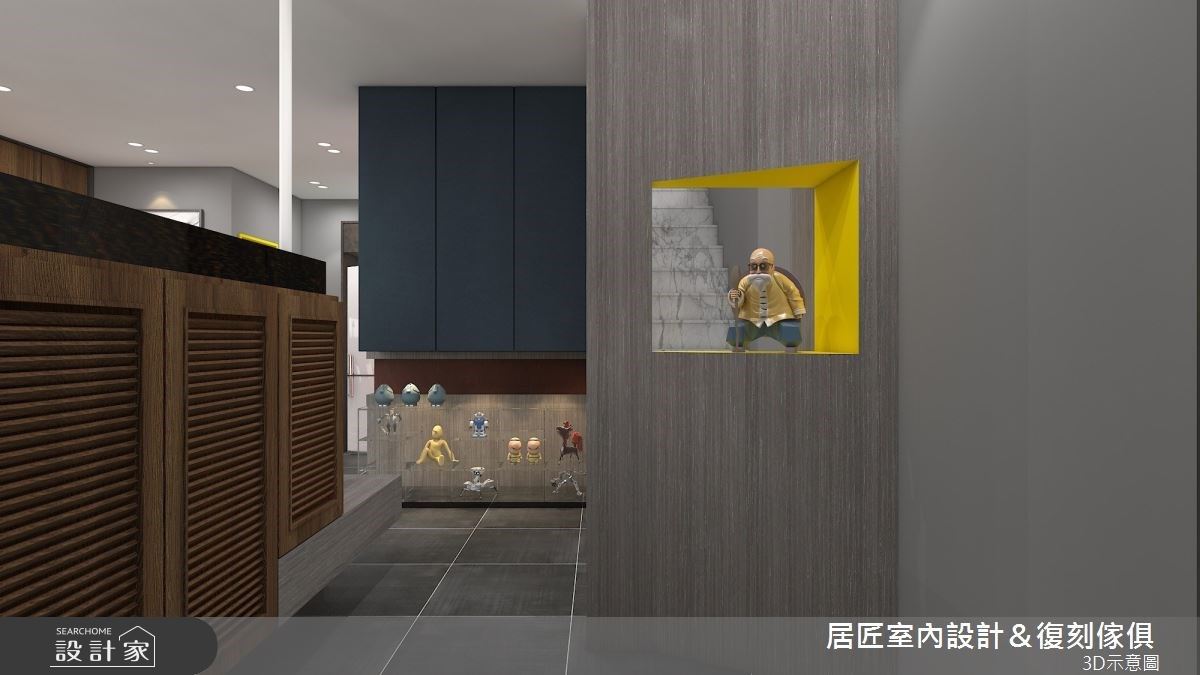 26坪老屋化身工業宅,設計師先是修繕原老舊的屋況,並