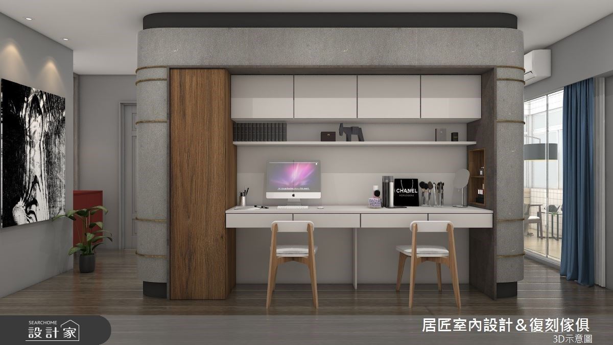 26坪老屋化身工業宅,設計師先是修繕原老舊的屋況,並