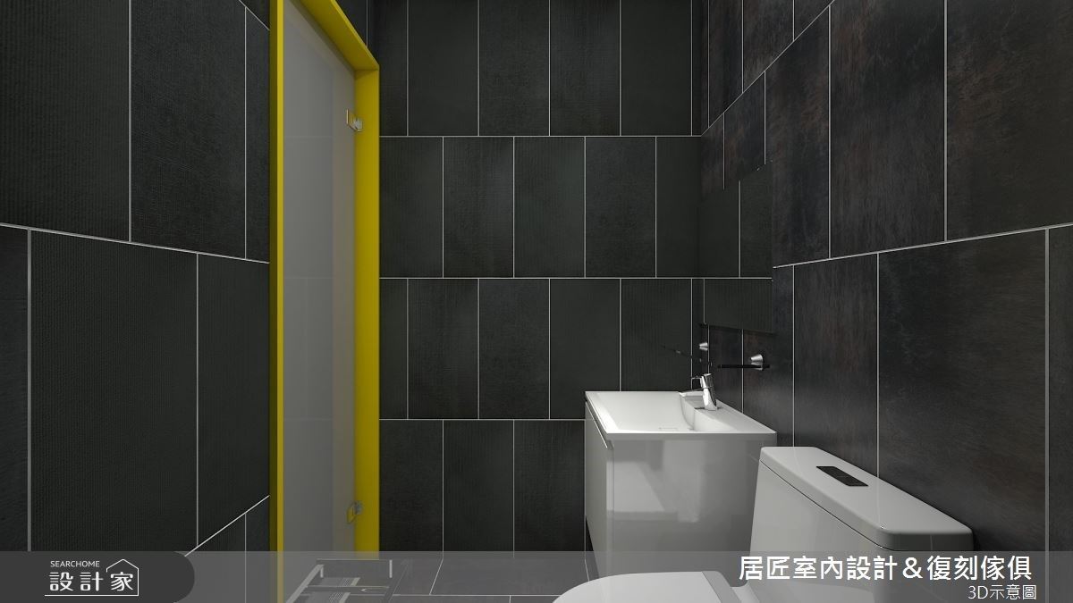 26坪老屋化身工業宅,設計師先是修繕原老舊的屋況,並