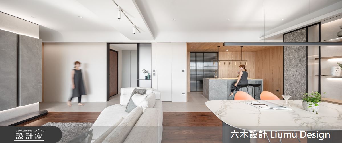 40坪現代風居家,設計師依循屋主需求,在空間中保留採