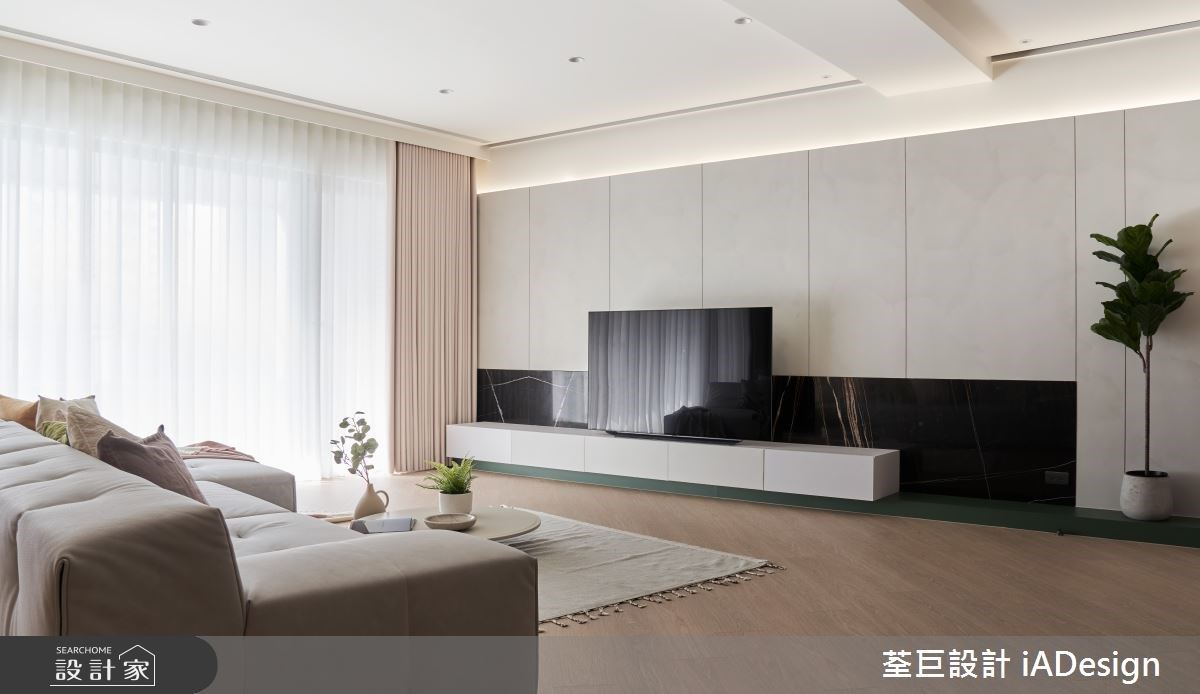 一家四口入住65坪的繽紛美式宅,設計師以大面積木質調