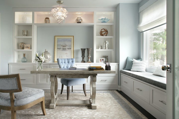 室內設計:Jennifer Pacca Interiors|油漆色號:Benjamin Moore Blue Lace 1625 室內設計:Jennifer Pacca Interiors|油漆色號:Benjamin Moore Blue Lace 1625