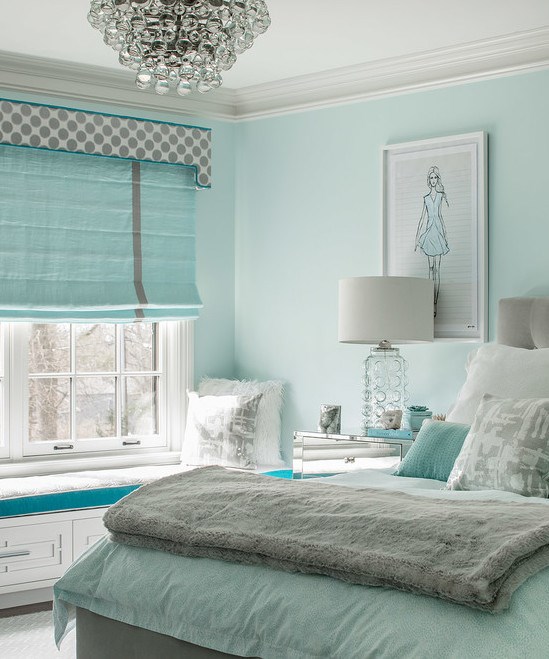 室內設計:Karen B Wolf Interiors|油漆色號:SW 6763 Retiring Blue 室內設計:Karen B Wolf Interiors|油漆色號:SW 6763 Retiring Blue