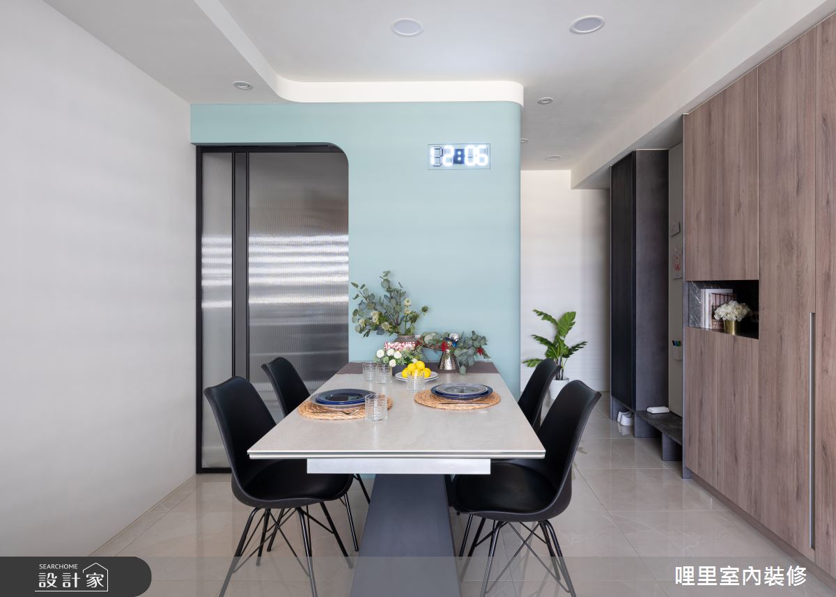 23坪混搭風居家,此案為預售屋,設計師經由詳細體貼的