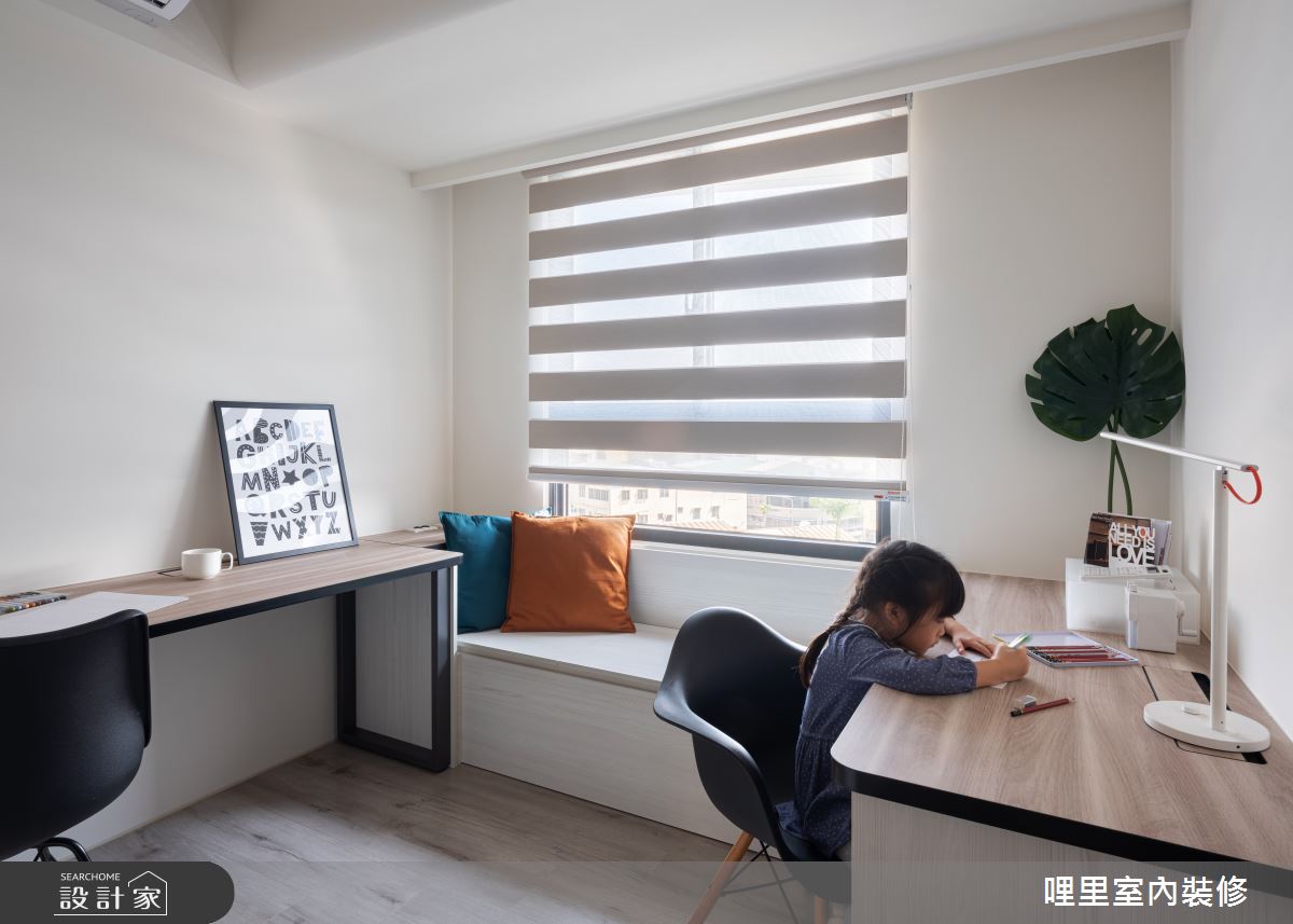 23坪混搭風居家,此案為預售屋,設計師經由詳細體貼的