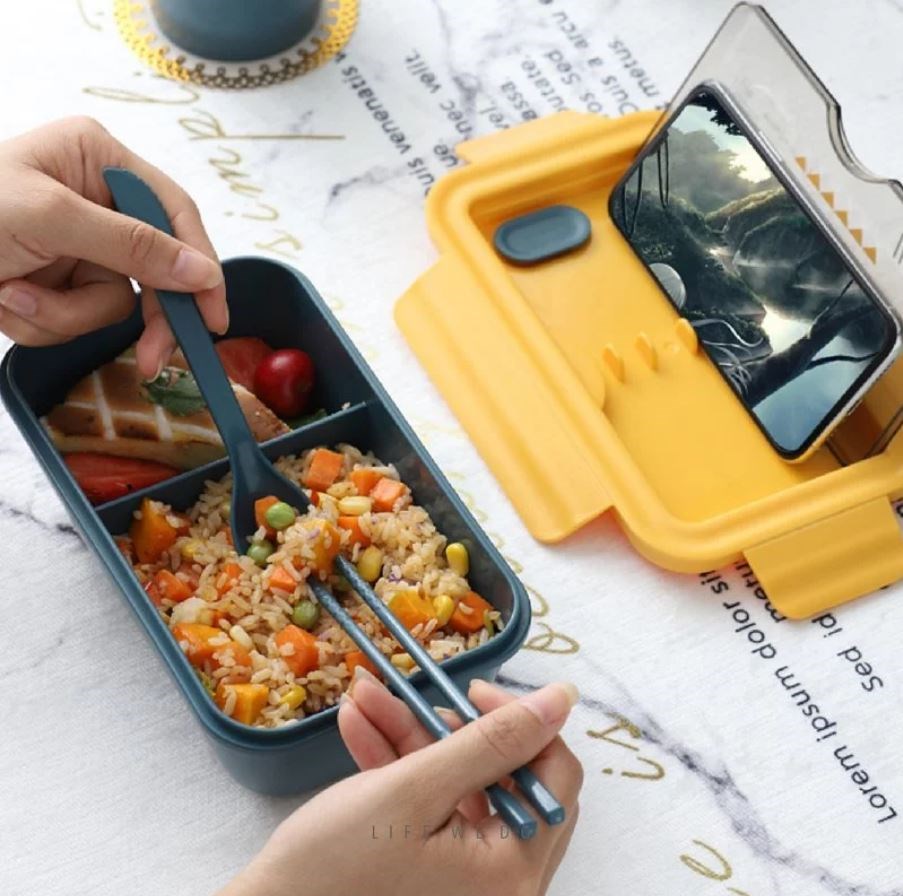午餐可微波便當盒 NT$299|圖片提供 維度生活。 午餐可微波便當盒 NT$299|圖片提供 維度生活。