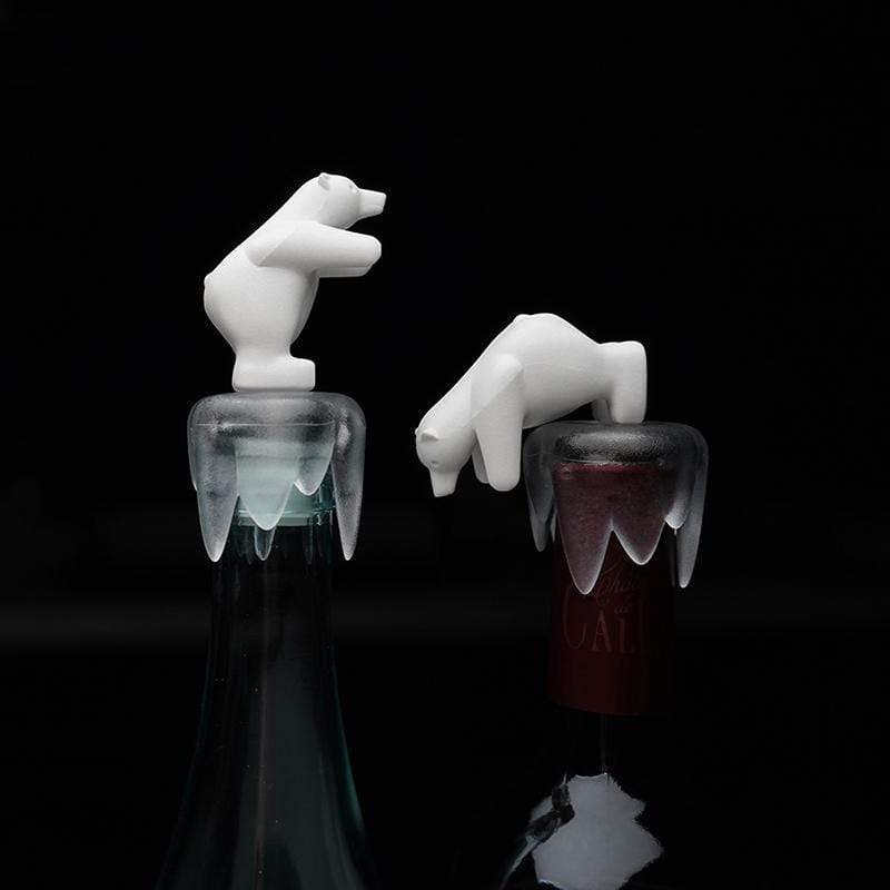 醉愛北極熊-酒瓶塞 NT$351|圖片提供 citiesocial。 醉愛北極熊-酒瓶塞 NT$351|圖片提供 citiesocial。