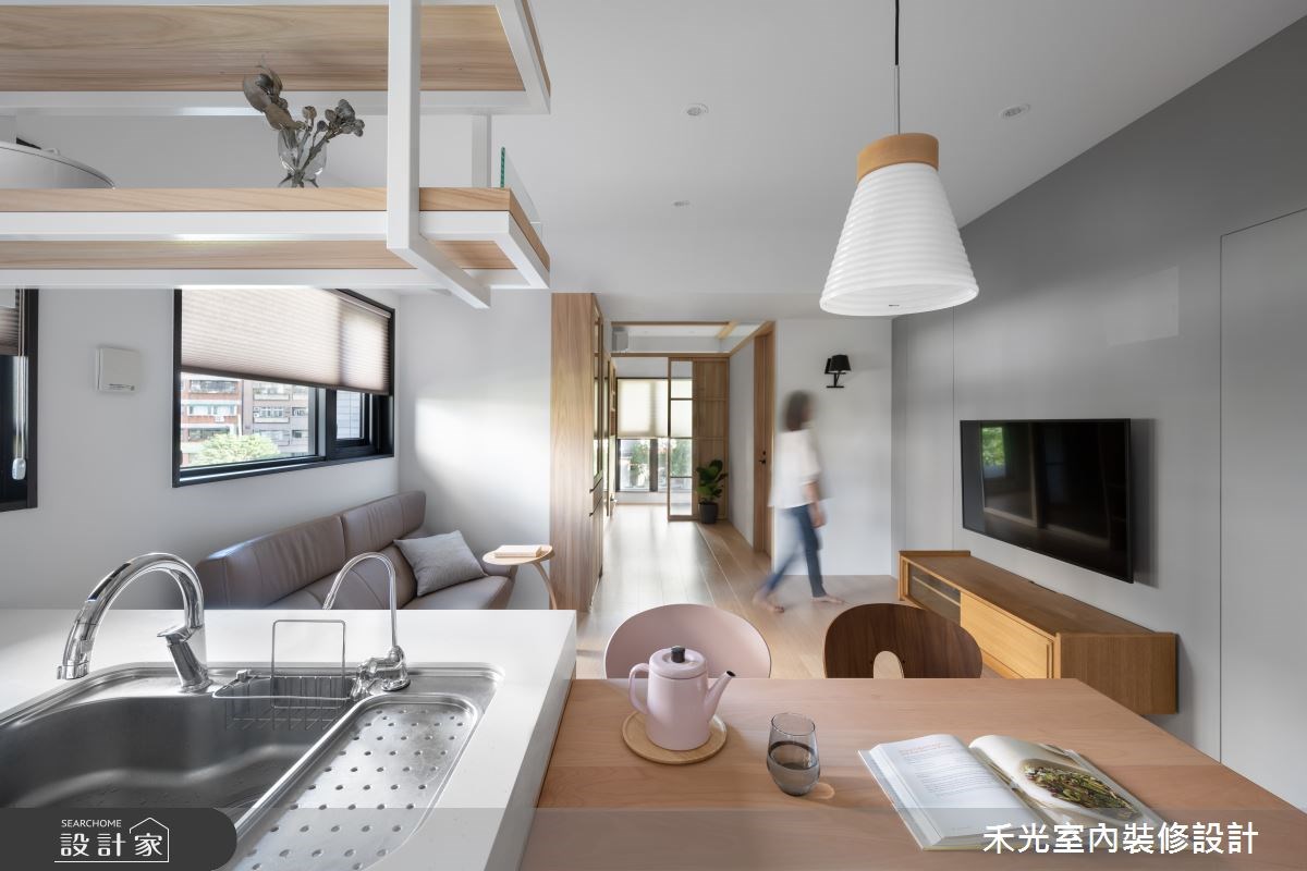 48 坪的無印風住宅居住著一位單身女子和她的愛貓,彼