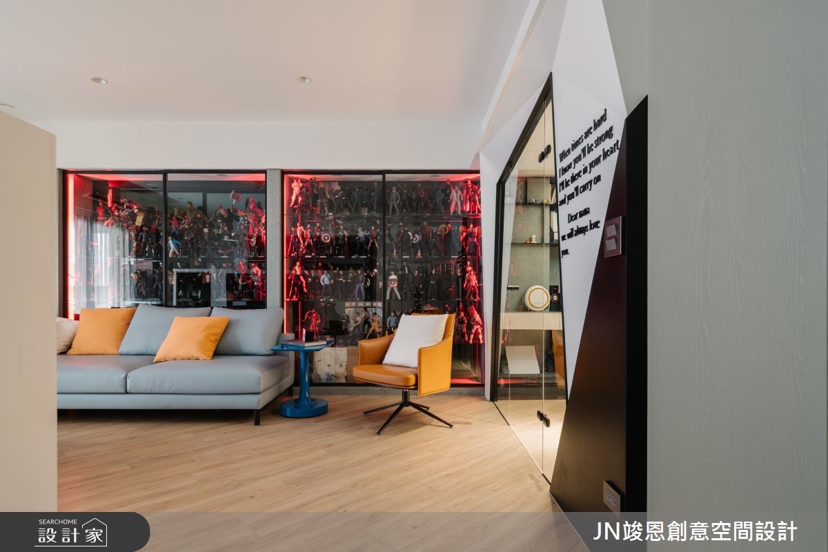 29坪現代風宅邸,是滿佈歲月痕跡的老屋,因本身的狹長