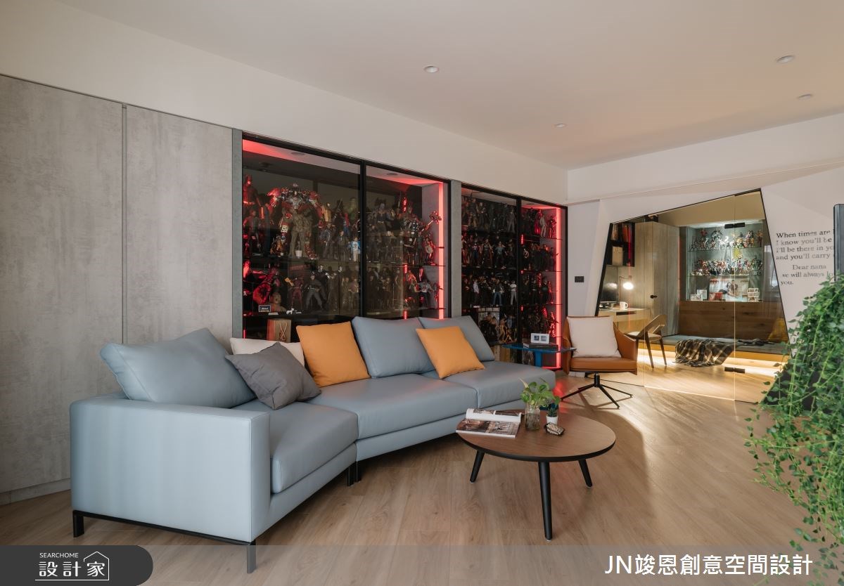 29坪現代風宅邸,是滿佈歲月痕跡的老屋,因本身的狹長