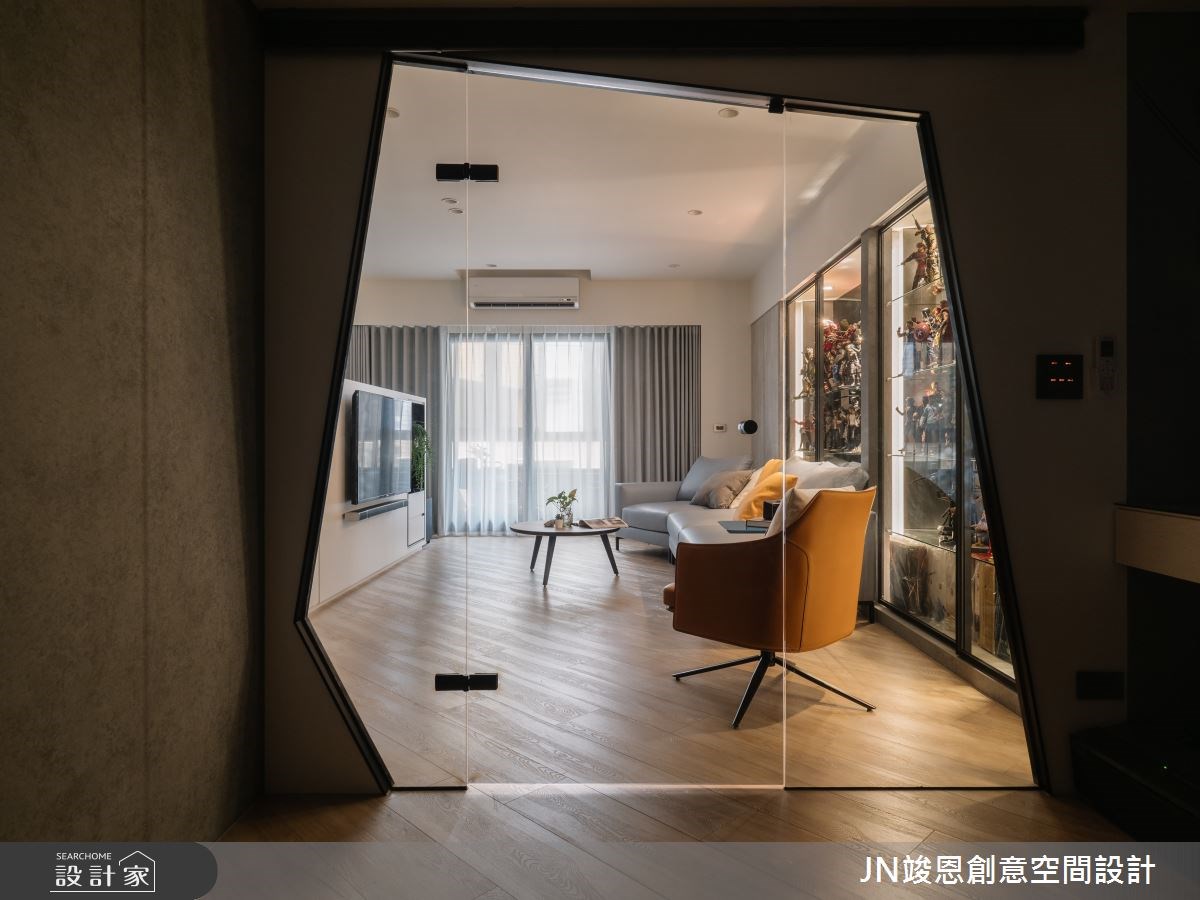 29坪現代風宅邸,是滿佈歲月痕跡的老屋,因本身的狹長